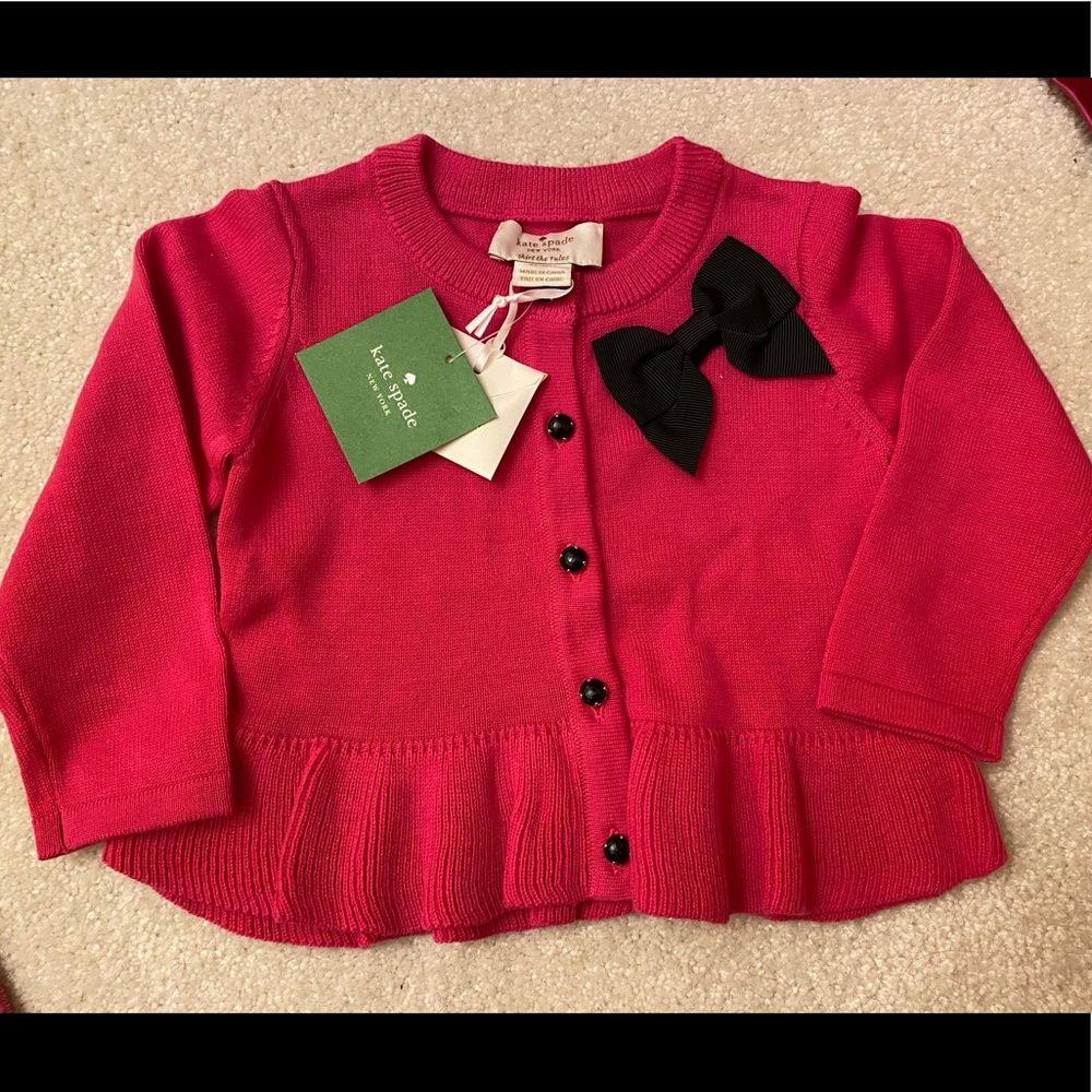 NWT - Pink Kate Spade Sweater - 18M